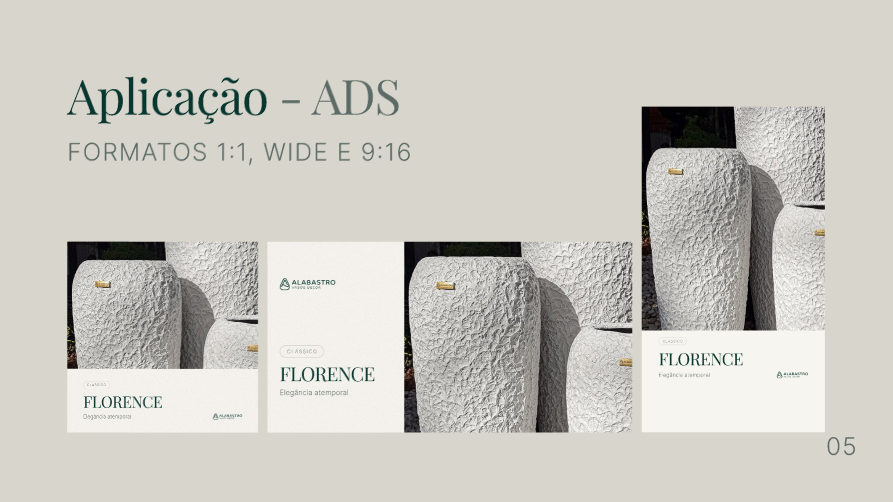Aplicação em ads Alabastro