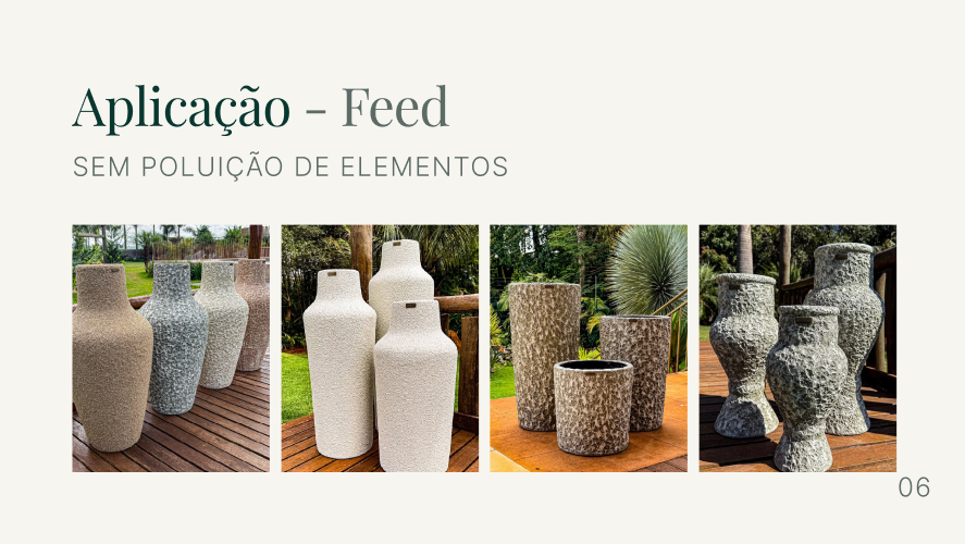 Aplicação em feed Alabastro